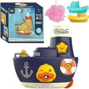 Bubble boat bath toy NEW
